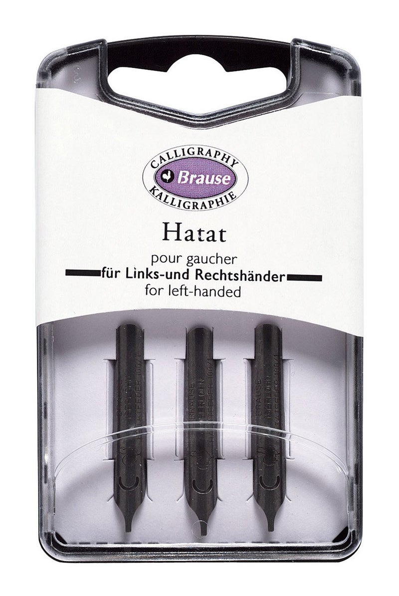 Brause 300361B - Pack of 3 StÃ©no metal nibs - Image 1